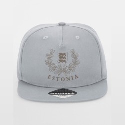 Helehall rappercap nokamüts kuldse ESTONIA vapi ja tammelehtedega