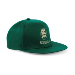 Roheline rappercap nokamüts kuldse ESTONIA vapp-vimpliga