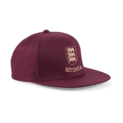 Bordoopunane rappercap nokamüts kuldse ESTONIA vapp-vimpliga