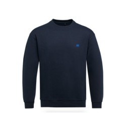 Tumesinine pusa vasakul rinnal mini EU lipp