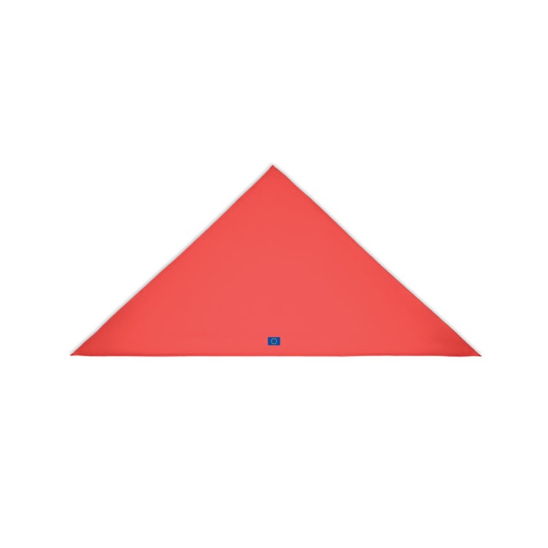 Punane pearätt ees minimalistlik EU lipp
