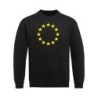 Must pusa pikkade varrukatega ees suurelt kollasega EU tähering