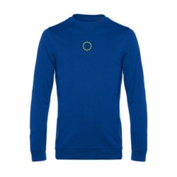 Sinine pusa ees keskel väike kollasega EU tähering