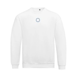 Valge pusa ees keskel väike sinisega EU tähering