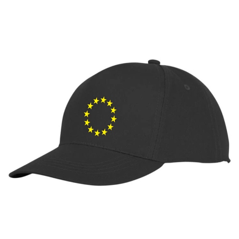 Must nokamüts esipaneelil kollane EU tähering