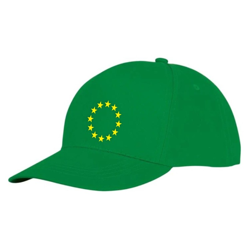 Roheline nokamüts esipaneelil kollane EU tähering