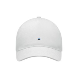 Valge Minimalistliku Eesti lipuga nokamüts