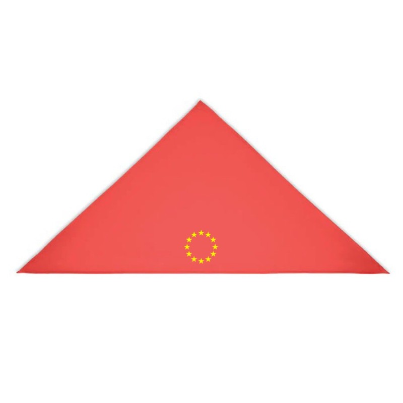 Punane pearätik ees kollane EU tähering