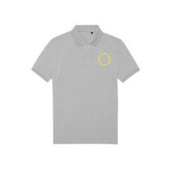 Hall polosärk lühikeste varrukatega ees vasakul kollane EU tähering