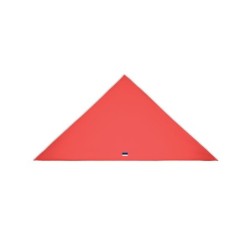 Punane Minimastliku Eesti lipuga keskel pearätt