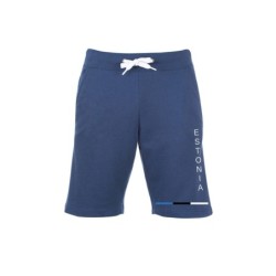 Sinised lühikesed püksid all Eesti lipp triibuna ja külje peal kiri ESTONIA