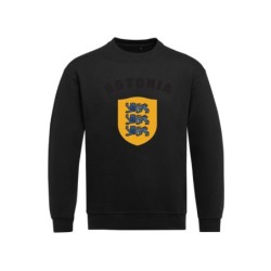 Must pusa ees suur Eesti vapp-vimpel ja kiri ESTONIA